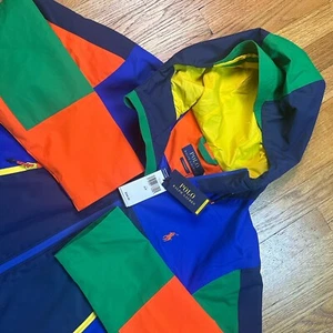 Polo Ralph Lauren Jacket Unisex Size S Eastland Colorblock Performance NWT $268 - Picture 1 of 8
