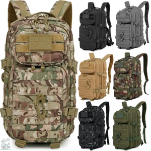 KombatUK Small Molle Camping Hiking Assault Pack Rucksack Backpack 28 Litre - Picture 1 of 29