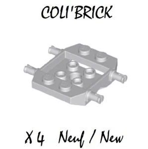 Lego 24326 - 4x Chassis / Vehicle base 3x4x2/3 - Gris / Light bluish gray - NEW - Bild 1 von 1
