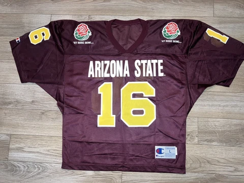 Arizona State ASU Sun Devils #16 Rose Bowl Champion Football Jersey L LG Cover