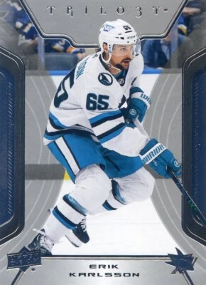 2023-24 Upper Deck Trilogy Hockey #42 Erik Karlsson, San Jose Sharks - Image 1 of 2