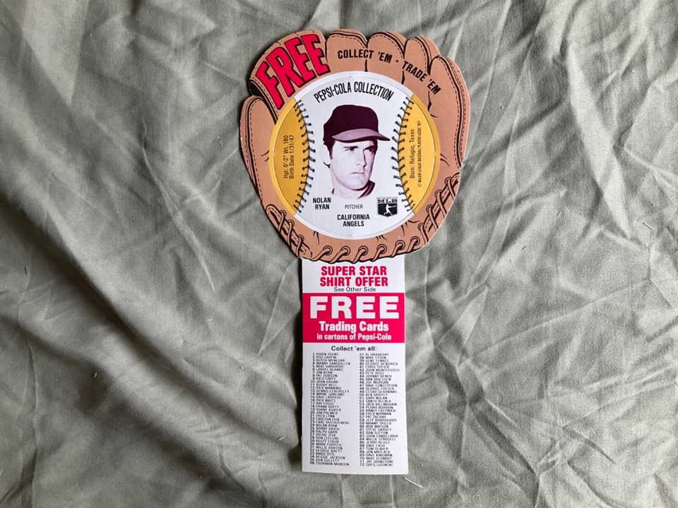 1977 PEPSI MSA DISC’S WITH TABS HIGH GRADE PICK CARDS YOU WANT - Image 1 of 1