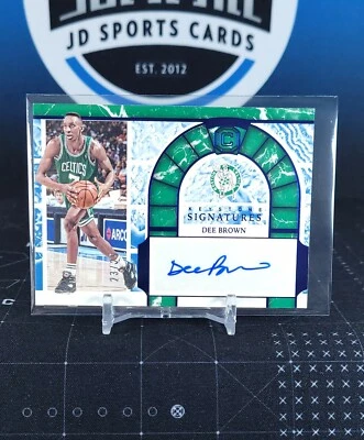 2018-19 Cornerstones Keystone Signatures Quartz Dee Brown SP 23/25 Auto Celtics - Image 1 of 2