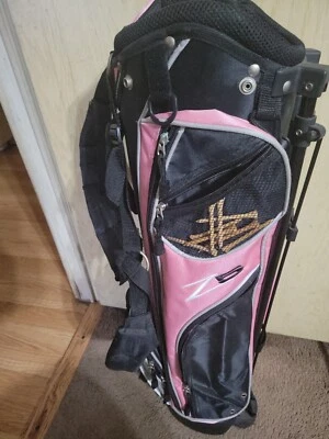  precise Junior Girls Golf Set V3 with Pink Clubs and Bag, Right Hand  plus 2 - Image 1 of 4