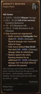 DIABLO 4🔥SEASON 8🔥Unique Items Arreat's Bearing - Picture 1 of 1