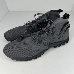 Mens Gray Wide Fit Trail Trekking Breathable Low Top Shoes Size 13 Hiking Shoes - Picture 1 of 9