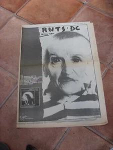 Ruts DC:  Animal Now   1981 Full Page (12" X 16") UK Advert  EX CONDITION - Picture 1 of 1