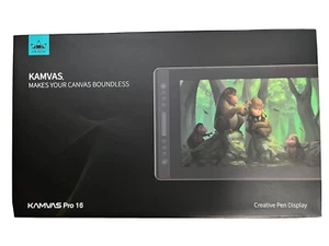 HUION Kamvas Pro 16 15,6 Zoll [Grafiktablet mit Stift und Zubehör]  - Bild 1 von 5