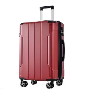 28 Inch ABS Expandable Luggage Spinner Wheel TSA Lock Hardshell Lightweight Red - Picture 1 of 10