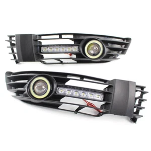 2Pcs/Set Front Grille Angel Eyes Ring LED Fog Light For VW Passat B5.5 01-05 - Picture 1 of 10