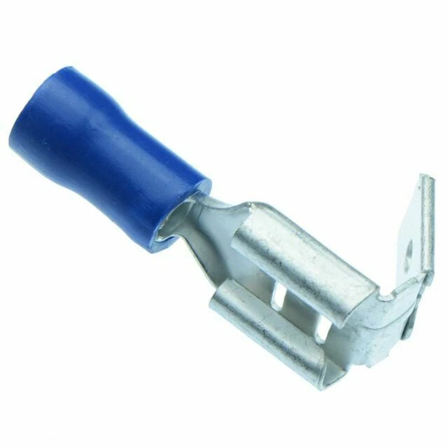20 X Blue Insulated Piggyback Crimp Spade Terminal Connector