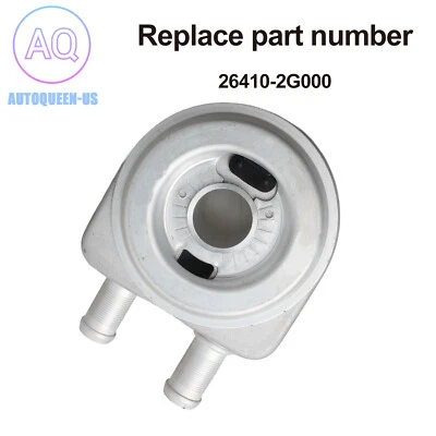 New Oil Cooler for 2010-2014 Hyundai Genesis Coupe Santa Fe Sonata Tucson - Image 1 of 4