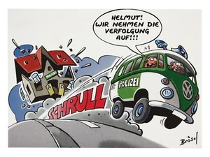 Werner Präsi Brösel "ArtNr. 20057 Verfolgung" - Postkarte 10.5x14.7cm - Bild 1 von 1