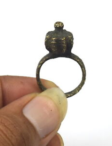 Antique Beautiful Design Brass Ring Unique Collectible Nice Gift ring G18-90 US