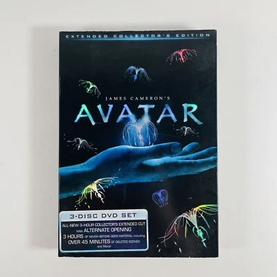 Avatar (Extended Collector's Edition 3-Disc DVD Set, 2009) - BRAND NEW!! - Image 1 of 4