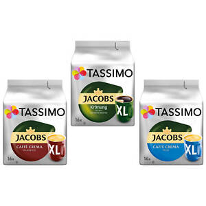 TASSIMO Kapseln Vielfaltspaket XL Krönung | Crema Classico | Crema Mild 3 Sorten