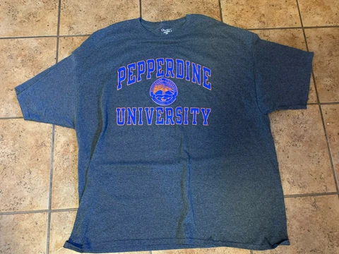 Pepperdine Wave Adult 3XL T-shirt by Champion Cover