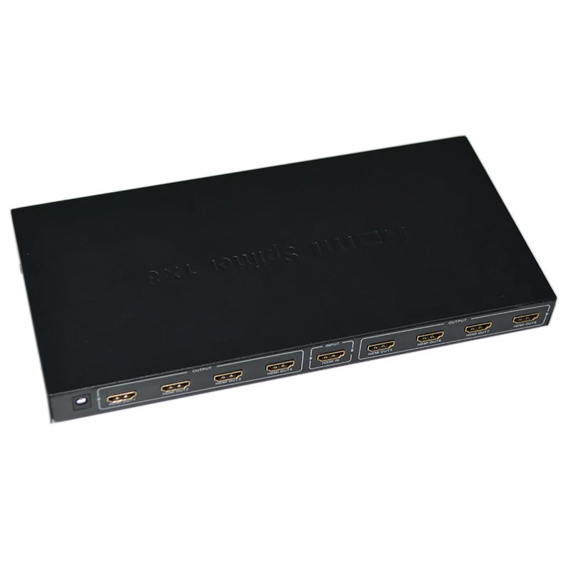 HDMI Splitter 1x8, 1 in 8 out, Supports 1080p, 3D, Full HD, 1 input 8 outputs  - Image 1 of 4