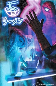 SPIDER-GWEN: THE GHOST-SPIDER #1 - GREG HORN VIRGIN VARIANT MARVEL 2024 NM+ - Picture 1 of 4