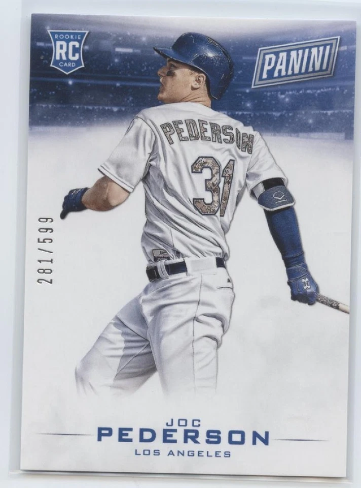 JOC PEDERSON ROOKIE RC 2015 PANINI BLACK FRIDAY /599 - Image 1 of 1
