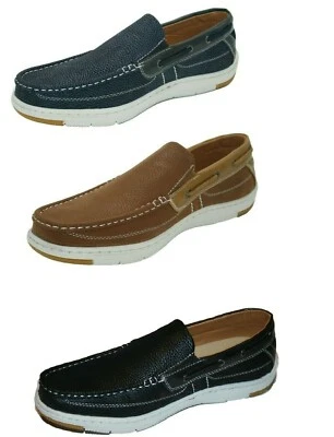 Men's Moccasins Driving Comfort Slip on Loafers Boat Shoes - Image 1 of 2