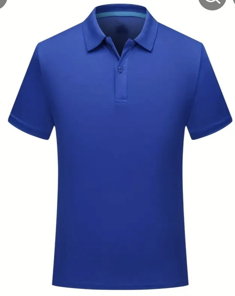 pack of 3 Women's work uniform Breathable Cobalt/Royal blue Polo Shirts  - Image 1 of 1