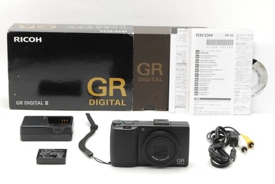 US DDP 🎦 [MINT in Box] Ricoh GR Digital III 10.0MP Digital Camera From JAPAN - Image 1 of 4