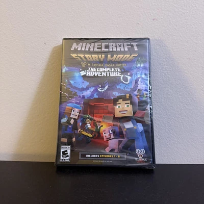 Minecraft Story Mode The Complete Adventure PC Video Game SEALED - Image 1 of 2