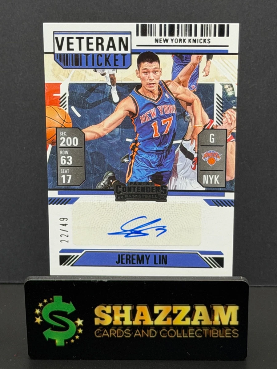 直筆サイン入り写真 ジェレミー・リン ニューヨーク・ニックス SA鑑定