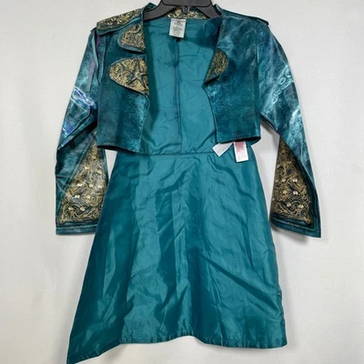 Disney Descendants 2 Uma Halloween Costume Dress Jacket Girls 9-10 - Image 1 of 4