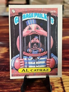 GARBAGE PAIL KIDS SERIES 9 1987 TOPPS TRADING CARD 343B AL CATRAZ - Picture 1 of 10