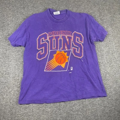 Футболка Lee Vintage Phoenix Suns NBA XL фиолетовая 90-е графический одиночный стежок США - Изображение 1 из 4