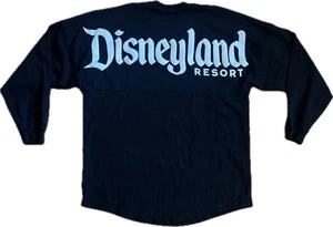 Disneyland Resort Spirit Jersey Adult Size XS Black White Long Sleeve Casual EUC - Picture 1 of 13