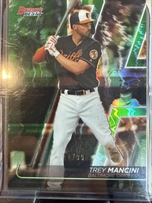 2020 Bowman's Best - Trey Mancini #58 Green Refractor /99 - Image 1 of 2