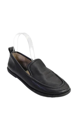 Mocasín Vince para mujer informal sin cordones punta redondeada plano negro liso talla 6 Foto 1 de 4