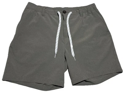 Pantalones Cortos Chubbies Para Hombre Marrón Bolsillos Todas las Prendas Elastizados Cordón 6" Entrepierna L Foto 1 de 4