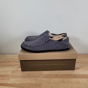 Olukai Moloa Hulu Herren Wollmischung grau Hausschuhe Gr. 13 NEU - Bild 1 von 10
