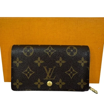Cartera de colección Louis Vuitton LV monograma Porte Monnaie caja fuerte Foto 1 de 4