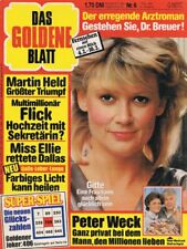 DAS GOLDENE BLATT #6 1984 Vintage GERMAN MAGAZINE cover GITTE HENNING or HÆNNING