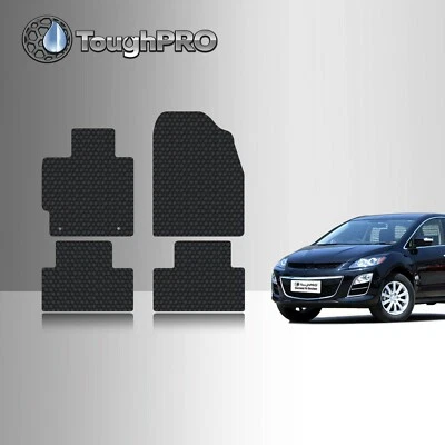 Напольные коврики ToughPRO черные для Mazda CX-7 всепогодные на заказ 2007-2012 - Изображение 1 из 4