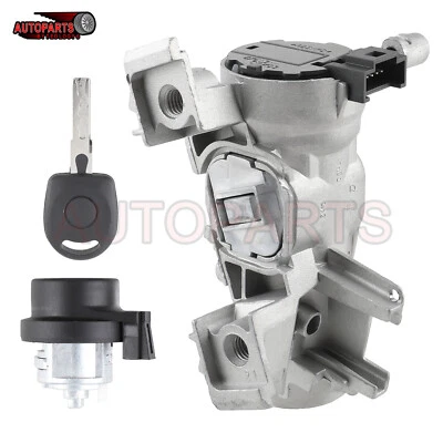 For SEAT Altea 2004-10 Leon Toledo 2005-2009 Ignition Switch & Lock Cylinder Key - Image 1 of 4