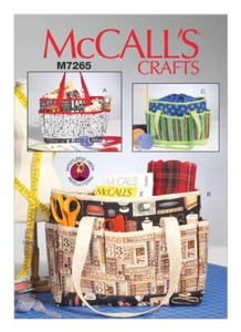 McCall's Sewing Pattern Project Totes - M7265 - Picture 1 of 7