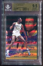 2012-13 Fleer Retro David Robinson Flair Legacy Row 1 BGS 9.5