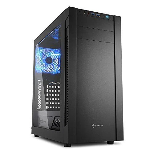 Sharkoon S25-W ATX Mid-Tower Computergehäuse - Schwarz