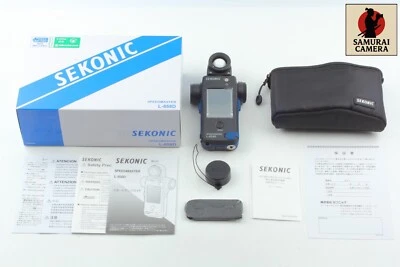 [Não usado na caixa] Medidor de luz digital Sekonic L-858D Speedmaster do Japão - Imagem 1 de 4
