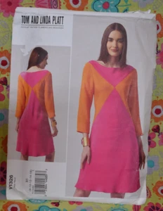 Vogue American Designer Tom and Linda Platt Dress 8 10 12 14 16 # V1326 UNCUT - Picture 1 of 2