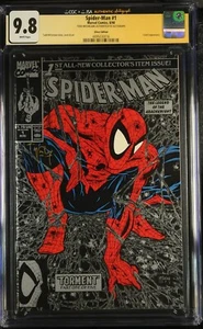 TODD MCFARLANE SIGNED SPIDER-MAN #1 SILVER MARVEL 8/90 CGC JSA AUTHENTIC 9.8 - Picture 1 of 2