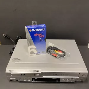 Reproductor de DVD VCR Grabadora VHS Sanyo DVW-6100 Cables Combo PROBADO FUNCIONA Sin Control Remoto - Imagen 1 de 18