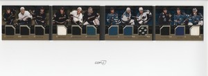 2009 UD Black /25 Scott Niedermayer Ryan Whitney Getzlaf Rob Blake Joe Thornton