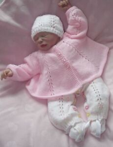 A4 or A5 PAPER KNITTING PATTERN * Echo * Baby/Reborn 0-3 Months approx